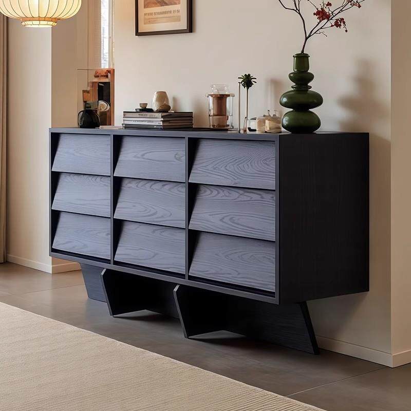 寂法式复8798古餐边柜家用客厅物雕花靠柜墙储柜沙发背侘中古风玄