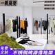 男女装 不锈钢拉丝服装 店挂衣架中岛货架 店陈列展示架落地式 服装