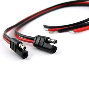 CEA 1Pair DC Power Cord Cable 30Cm & 10Pcs Radio Clip