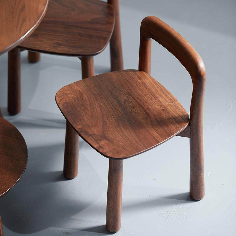 黑胡桃木小凳子靠背小椅子茶几凳实木儿童换鞋凳久坐舒服家用矮凳,住宅家具,矮凳,淘宝优惠券,粉丝福利购,淘宝优惠卷