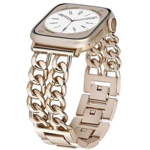 Fashion Metal Bracelet Strap For Apple Watch Ultra 44mm 45mm