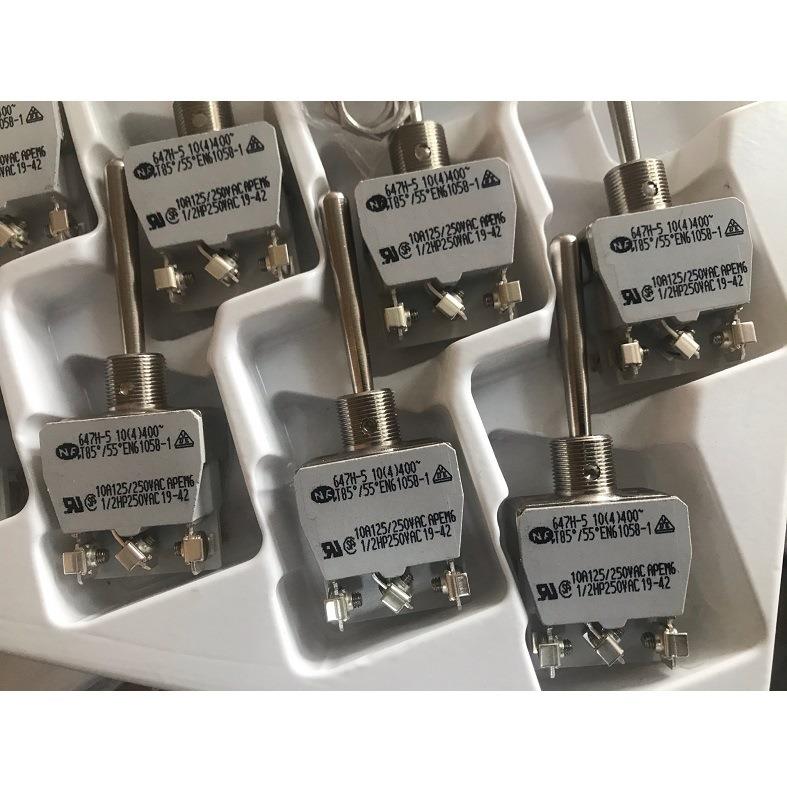 APEM加长杆摇头扳扭型号647H/2-5大型摇臂钮子开关接线图