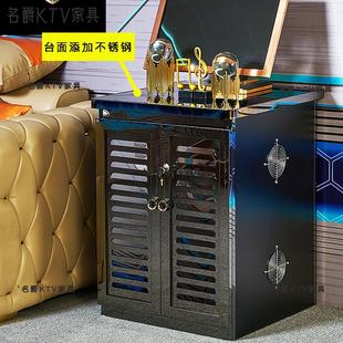 KTV百叶门功放机柜KTV点歌柜子专用点歌台家用影音足浴K歌柜包厢