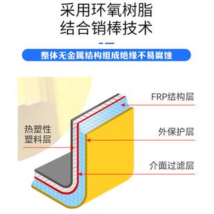 厂直j04供玻璃钢绝缘人字梯关梯加厚节单梯折玻叠工程璃钢梯家子