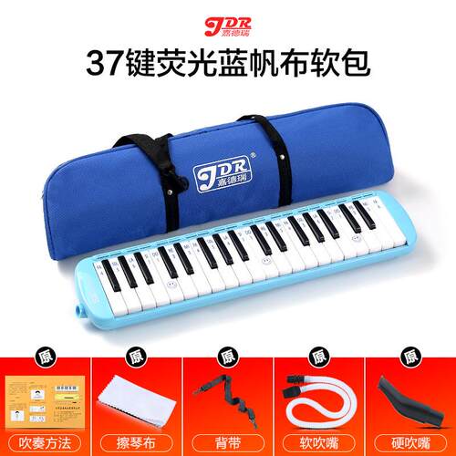 正品嘉德口风琴37键瑞32中键小学生专用初生小学学专业吹管成人中