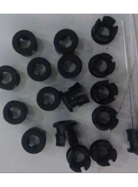 5mm平扣灯座F5帽子黑色塑料套面板卡扣直插LED指示灯珠发光二极管