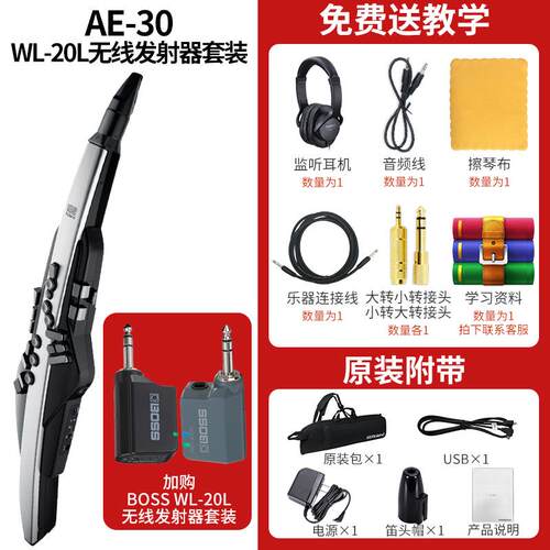 高档Roland 罗兰电2吹管乐器AE0 AE30电吹管萨克斯成人 AE子10升