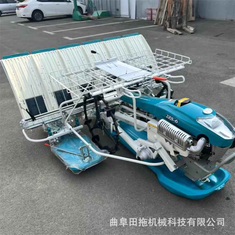 手扶式插秧机四行六行可出口水稻秧苗移栽机全自动秧苗插秧机器