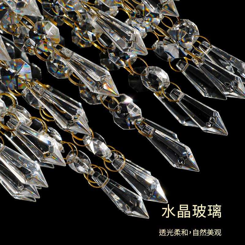 欧式水晶吸顶灯逊亚马水晶吊灯餐卧客厅照明厅装饰8881水晶室灯