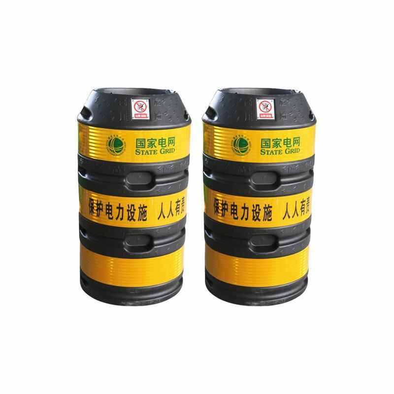 吹塑圆柱形黑桶防撞pe电杆桶墩安全黄防撞桶电力防撞警示交通反光,五金/工具,警示分道体/反光分道标,淘宝优惠券,粉丝福利购,淘宝优惠卷