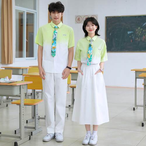 学院风班服套装初中生高中生毕业照JK衬衫中学生运动会舞台演出服