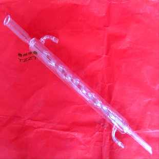 玻璃仪器 球形冷凝管 蒸馏 300mm 化学实验耗材冷 空气回流冷凝管