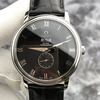 一口价9.8新欧米茄碟飞自动机械手表男商务腕表4813.50.01正品