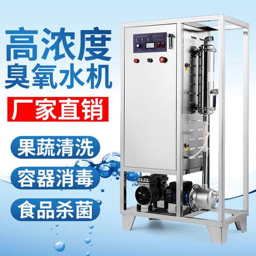 心宇一体化臭氧水生成机食品厂生产车间用高浓度臭氧水机
