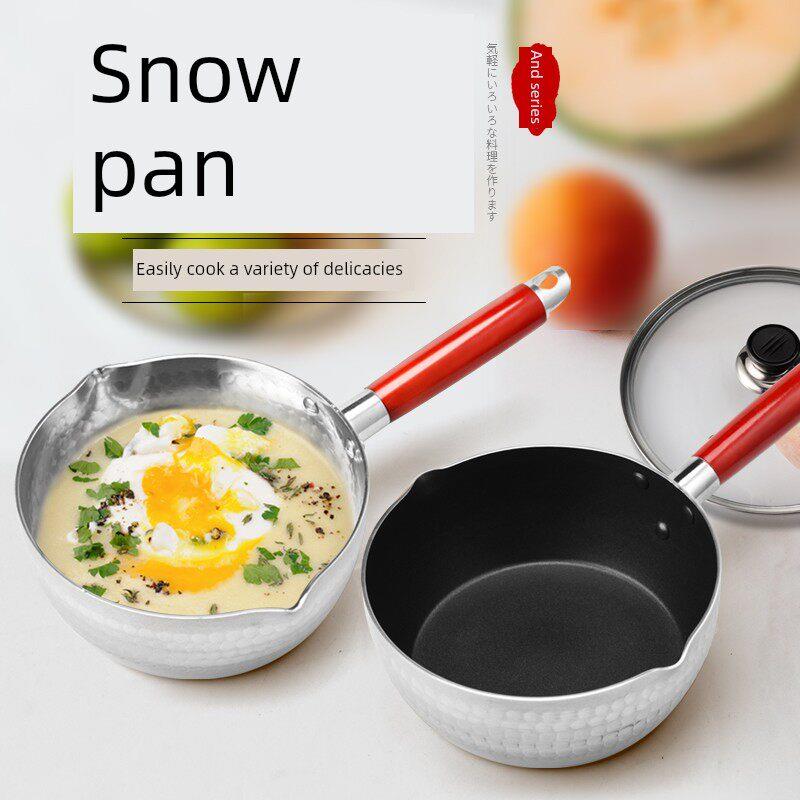 牛轧糖雪花酥好用的锅 不沾黏不粘雪平锅 平底锅子电磁炉燃气通用