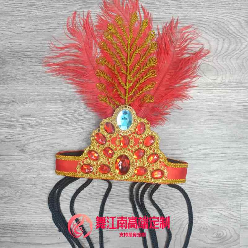 正品新疆舞蹈服装出大摆演服裙女新款维吾族艺考表演石榴花衣开连