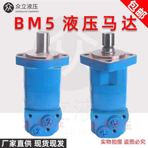 液压油马达绞盘液压摆线马达BM5/BMS/OMS/2K系列80/160/195/315反