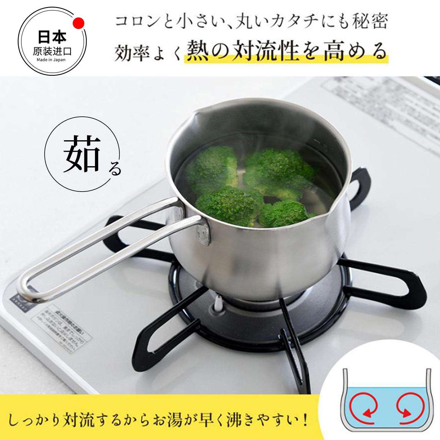 TAIDAMI进口高品质18-8不锈钢雪平锅煮食热奶锅早餐煮泡面热菜锅