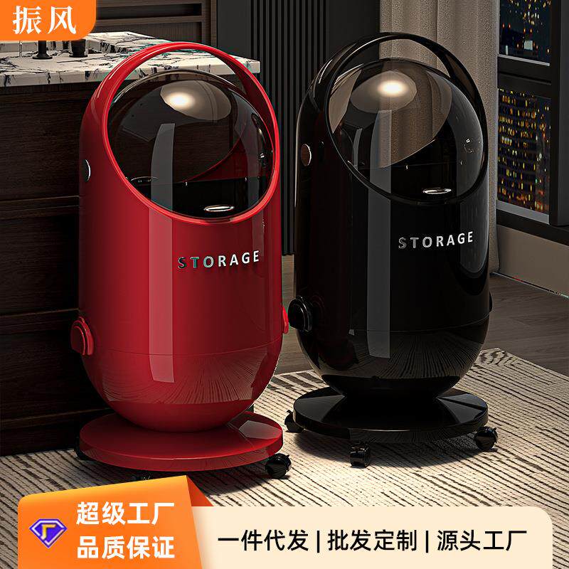 垃圾桶高颜值家用2026新款客厅卧室轻奢高级卫生间带盖大容量纸篓