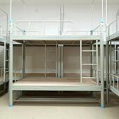 新品 宿舍架铁子钢制型材床学上校公员寓下铺高低型材床铁艺床 工