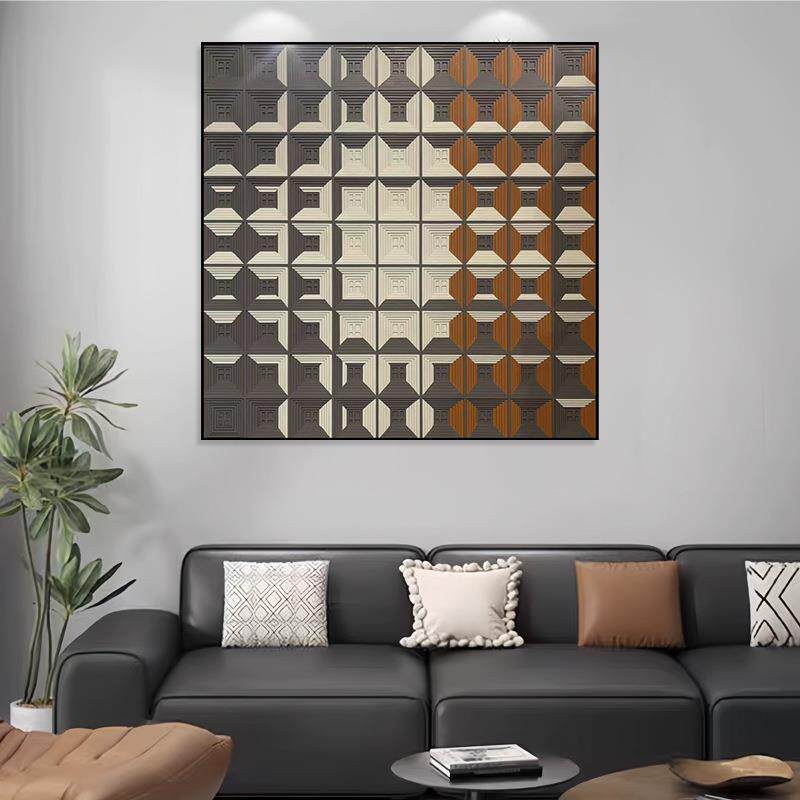 现代轻奢装饰画立体雕刻实物装置酒店餐厅民宿高级工艺挂画墙壁饰
