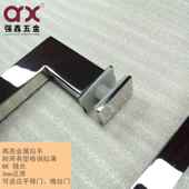 现代简约拉镜光304QLT不锈钢黑门拉手加厚色方管淋浴房推玻璃门把