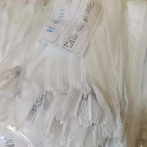 现货3号隐形拉链尼龙家纺开尾拉链隐形条装服装辅料白色拉链批发