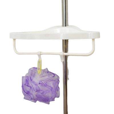 浴室置物架卫生间角落家顶天立地伸缩收纳架子不锈钢三角架墙角架