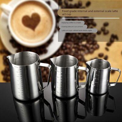 Stainless Steel Latte Art Pitcher Milk Frothing Jug Coffee