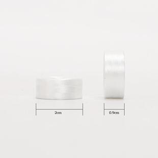 75D/2 白色无边无芯L型绣花底线 Bobbin Thread 60WT 144个一盒