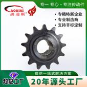 厂家AODISI精密传动链轮单双排双节距齿轮 单排双排不锈钢链