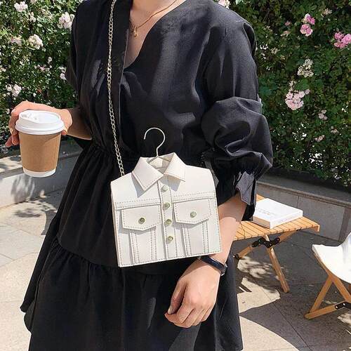 Luxury Brand Jacket Shoulder Bag for Women High Quality PU C
