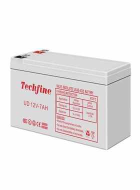 Techfine泰琪丰蓄电池 12V7AH 直流屏 电梯门禁 UPS/EPS电源主机