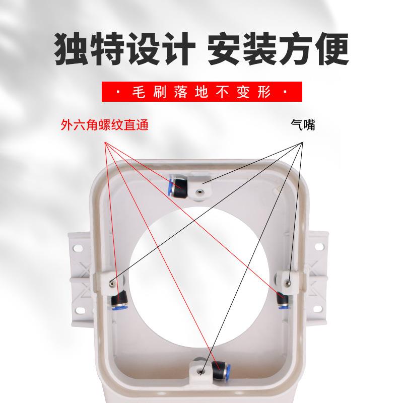 全自动吹气除尘吸尘罩 开料机吸尘罩排尘木工压轮除尘罩吸尘器