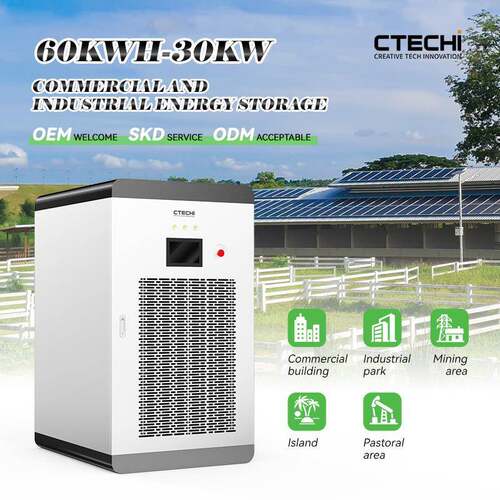 小型工商储0KW/60KWh储能系统光伏发电系统离并网风冷储能柜