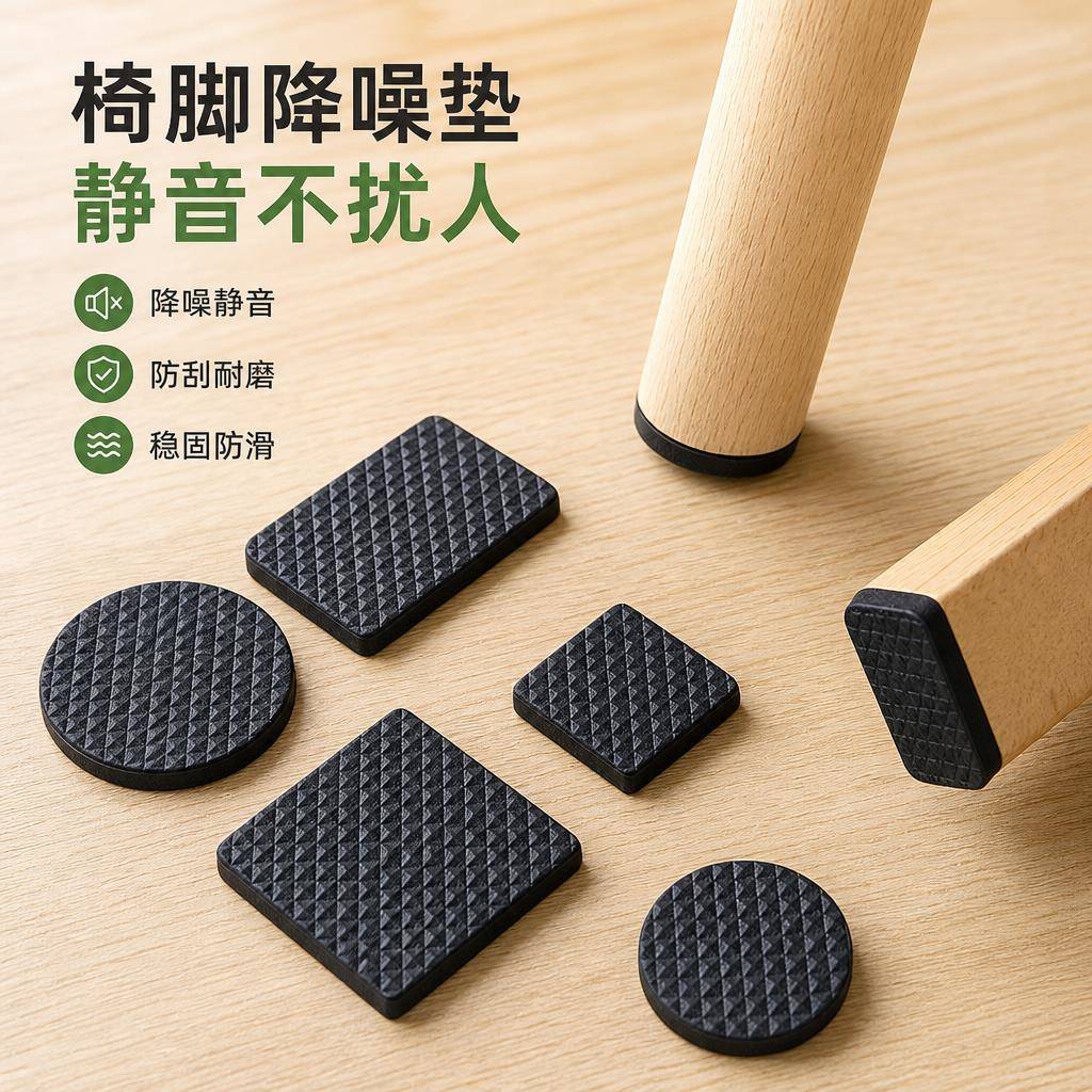 椅子脚套沙发板凳腿保护套家具防撞垫桌脚耐磨地板防刮防滑静音贴