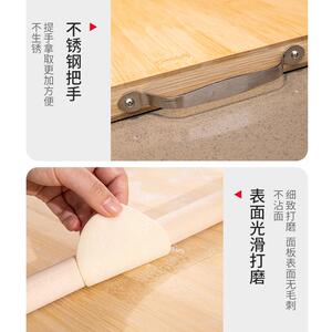 新款直销志峰家用和面板竹子擀面板切菜板实木大号揉面案板不粘厨