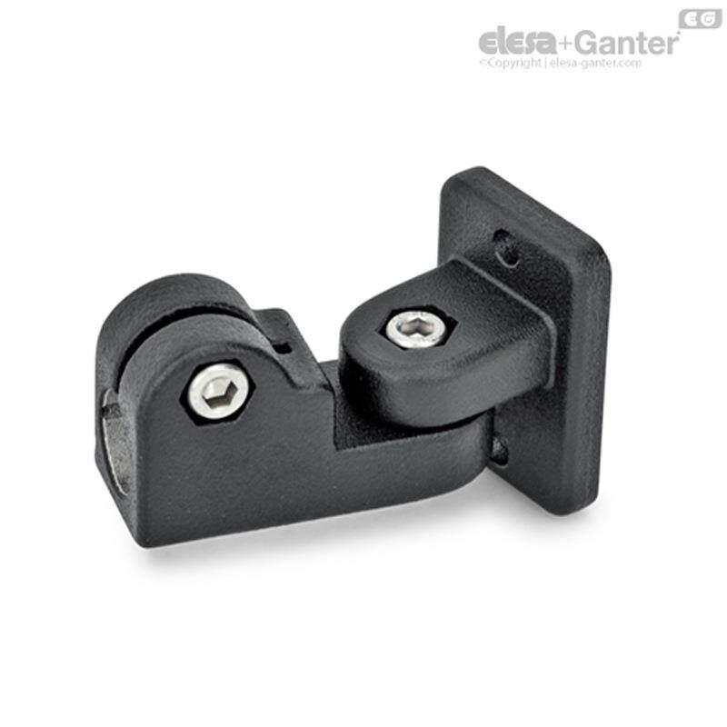 Elesa Ganter伊莉莎冈特 GN 281 旋转管夹接头铝材或不锈钢管身
