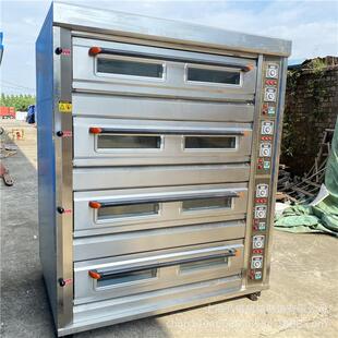 220v50HZ烤箱 4层20盘烤箱大型不锈钢层炉厂家直供可改电压110V