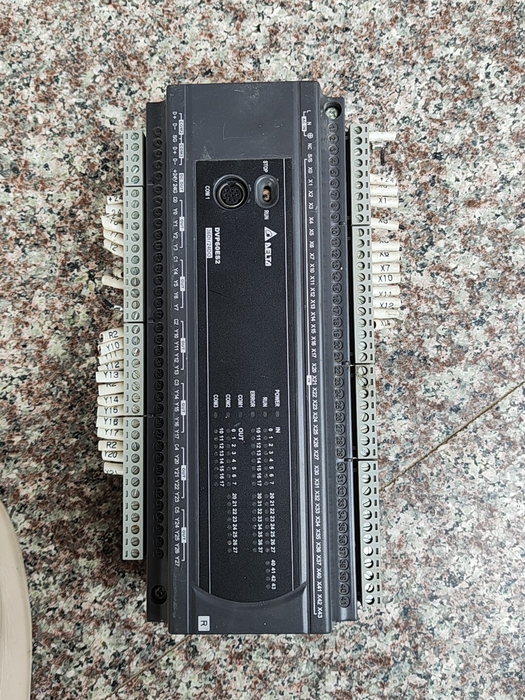 拆机台达PLC模块DVP60ES200R