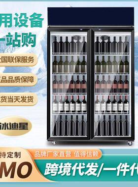 饮料展示柜冷藏冰柜保鲜双开门冷饮冷柜商用门啤酒冰箱立式