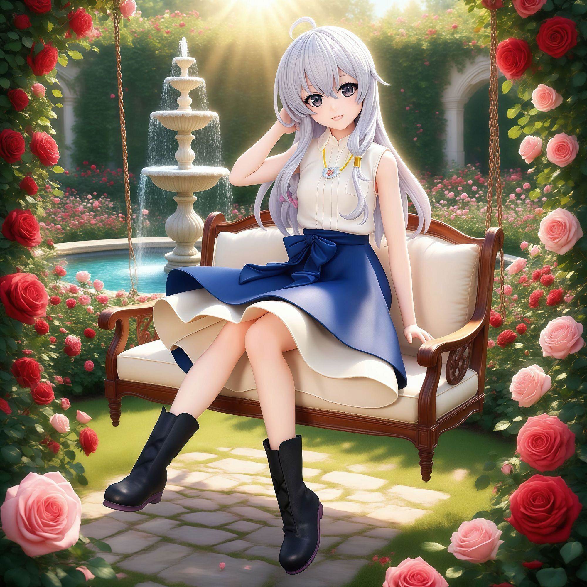 【全款】魔女之旅喇叭裙-伊蕾娜二次元美少女GK模型手办雕像周边