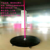 如德旋转固定两用移动室外室内商演舞台防滑硅胶圆形钢管舞钢管