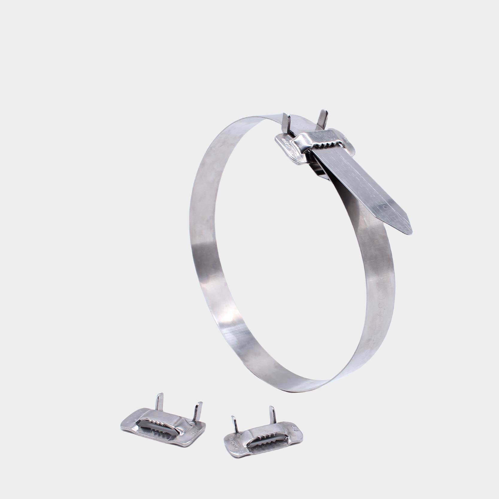 BAND-IT Ear-Lokt不锈钢扎扣牙扣牙型扣螺丝扣钢带L型不锈钢带扣