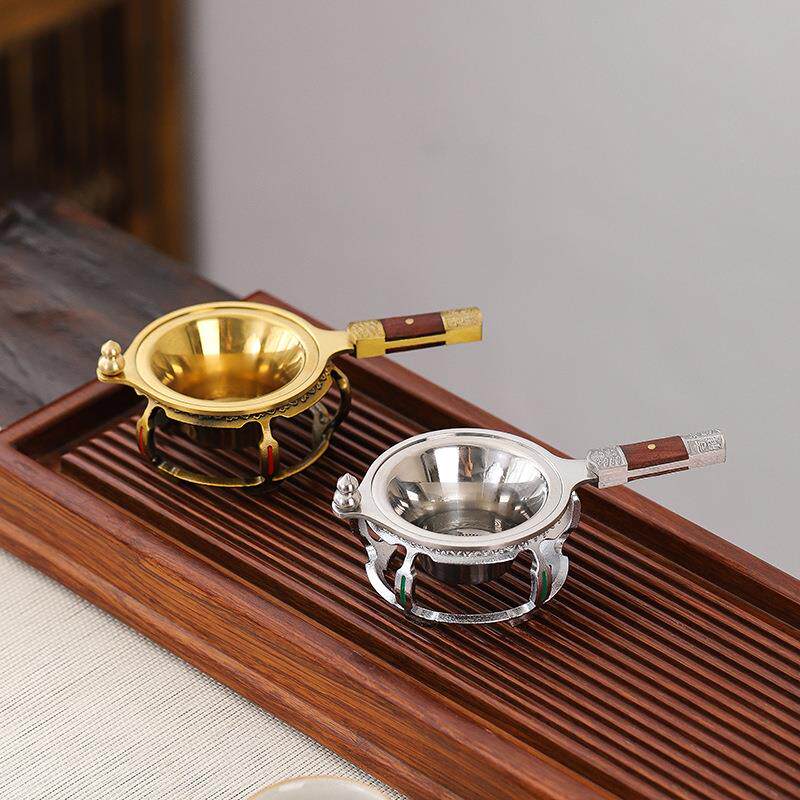 精工304不锈钢茶漏网茶滤器创意功夫茶具配件茶隔茶叶过滤网高档