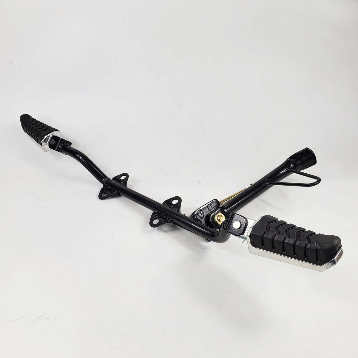 银钢迷你YG150-22ABCDE原厂配件前左右搁脚总成摩托车侧支架边撑