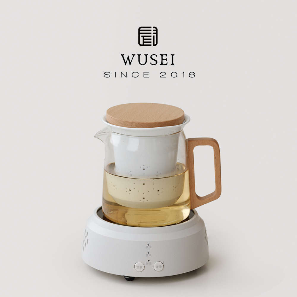 闻说|晴白煮茶套装 电陶炉煮茶壶家用耐高温玻璃泡茶壶小型煮茶器
