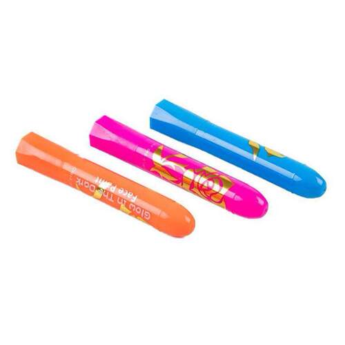 6pcs/set Halloween Glow In The Dark Face Black Light Paint U