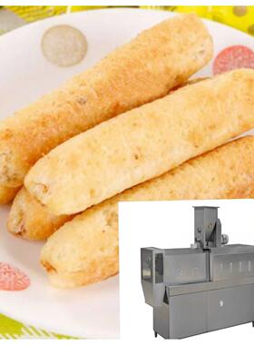 酥脆夹心米果卷食品机械米饼膨化机休闲夹心米果生产线膨化机