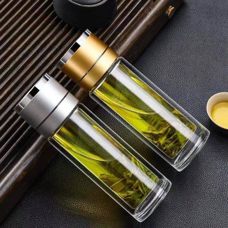【下单立减50】一键开盖玻璃杯 茶水分离 独立茶仓 喝茶不留渣!